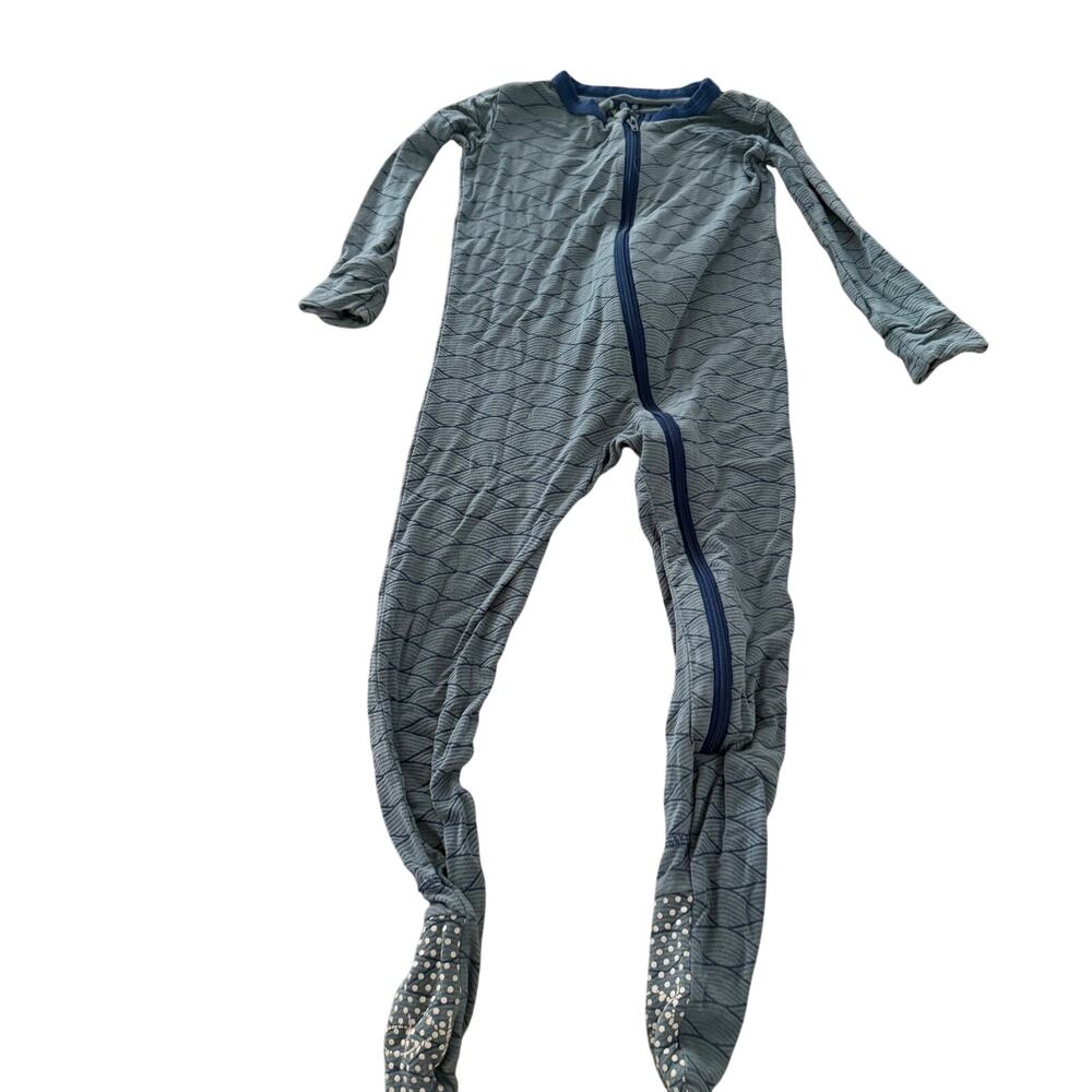 Kick Pants pajamas zip up footies bamboo cozy soft toddler baby 12-18 months